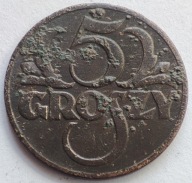 5 Groszy 1930 r. śr. 20 mm Brąz