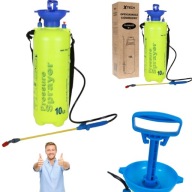 OPRYSKIWACZ RĘCZNY CIŚNIENIOWY NA CHWASTY OGRODU 10l DŁUGA LANCA ROZPYLACZ