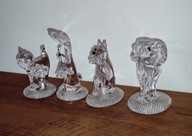 Figurki Szklane / Kot / Pies / Zając / Owca Baran