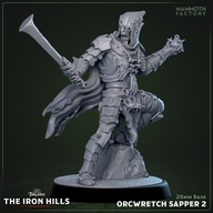Orc Wretch Sapper 2 - Iron Hills - figurka RPG DnD D&D - druk 3D 14K