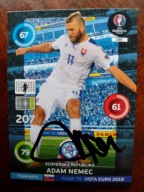 Karta panini autograf Słowacja Road to Euro 2016 Nemec