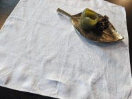 Serwetka skandynawska atłasowy żakard Art Deco