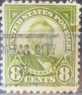 USA stary znaczek z nadrukiem (2/13