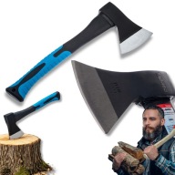 SIEKIERA ROZŁUPUJĄCA UNIWERSALNA DO DREWNA MAŁA SOLIDNA TOPOREK FIBERGLASS