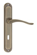 Klamka wewnętrzna Metal-Bud Długi, Szyld z otworem na klucz