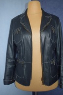 Biba Piękna kurtka skórzana czarna_42