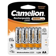 Akumulatorki Camelion AA/HR6 2500 mAh - Ni-MH, 4 szt. niklowo-metalowo-wodo