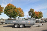 PRZYCZEPA PRZYCZEPKA 420x215 HAMOWANA 2OSIE 2000kg