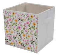 POJEMNIK Organizer PUDEŁKO Tekstylne do Regału KALLAX 30x30x30 KWIATY