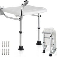 Taboret Siedzisko Prysznicowe Składane Ścienne Regulowane Stabilne Senior