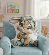 Poduszka kształtka przytulanka, 30cm królik