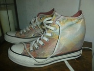 BUTY -TRAMPKI-CONVERSE ALL STAR -R-37-WKŁ-23,5CM-KOTURN-6CM.