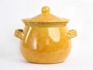 Ceramiczny Garnek 18cm 2,3L Etruscan Safari Giallo