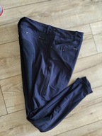 Spodnie damskie L bryczesy Decathlon granat pełny lej skóra pas94