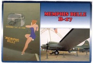 B - 17 MEMPHIS BELLE - kartka pocztowa z 1985 roku.