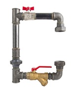 OBEJŚCIE POMPY CO PRZYŁĄCZE POMPOWE PIONOWE 2 CALE DN50 BY-PASS