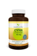 Medverita cynk cytrynian 15 mg Suplement diety 180 kapsułek