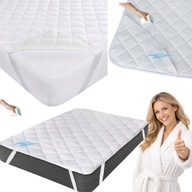 OCHRANIACZ NA MATERAC 140x200 WODOODPORNY PIKOWANY POKROWIEC ANTYALERGICZNY