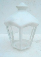 Lampion szklany, biały