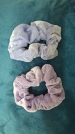 ZESTAW GUMEK SCRUNCHIES SCRUNCHIE WELUR WELUROWE