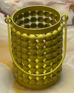 METALOWY ZIELONY LAMPION