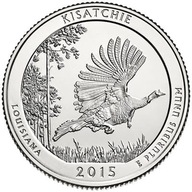 USA 2015r. 25 Centów Kisatchie nr.023