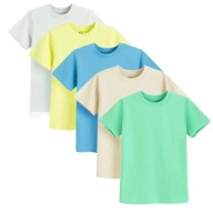 Cool Club Koszulka, T-shirt dla chłopczyka z krótkim rękawem, 5 szt., 128