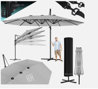 KESSER PARASOL OGRODOWY DUŻY ROZKŁADANY PROSTOKĄTNY TARAS OGRÓD s94