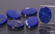 H6- LAPIS LAZULI - owal - 14x10mm - 6sztuk