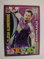 Karta panini autograf Korona sezon 17/18 Zlatan Alomerović Bramkarze