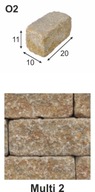 Cegła postarzana OLD2 Combet 20x10x11 Multi 2