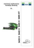 Deutz-Fahr 5435H, 5445H, 5446H, 5485HT - instrukcja obsługi kombajnów PL