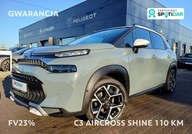 Citroen C3 Aircross 258 Shine Pack 110 KM I wl. GWARANCJA FV23