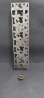 Stary designerski świecznik metal rękodzieło design