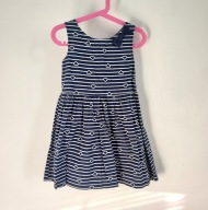 Sukienka z bawełnianej tkaniny HM 116 elegancka na wiosnę lato markowa (523