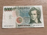 Włochy - 5000 lir - 1985