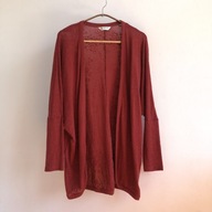 "Koronkowe" wdzianko Miss Selfridge 36 drobny ażur w kwiaty ruda (538)