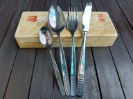 SZTUĆCE HEFRA MET-90 W PUDEŁKU DLA 1-OSOBY / wzór limitowany 1978 ROK