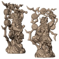 Raijin Japońskie Bóstwo RPG Druk 3D