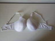Śliczny biustonosz M&S 3290T UK 36F EUR 80G biały