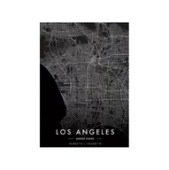 Plakat „Mapa Miasta” – Minimalistyczny Plakat Mapowy