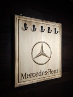 Wieszak uchwyt na klucze z grawerowanym logiem Mercedes