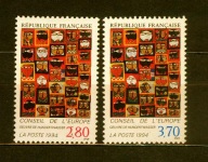 FRANCJA, RADA EUROPY** Malarstwo Hundertwasseri Mi 51-52