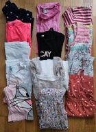 Zestaw ubrań dziecięcych r.128-134, 13 sztuk (7 zł sztuka)