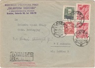 List z frankaturą mieszaną i przedrukową "grosze"