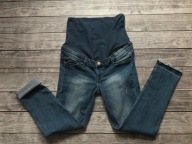 H&M MAMA jeansy ciążowe SKINY Ankle r.38