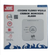 CZUJNIK TLENKU WĘGLA JBE TCS0101A 10 LAT ALARM 85 dB CO DETECTOR