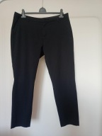 q/s designed by 44 spodnie materiałowe dżinsowe lekki strecz chinos czarne