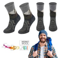HIT SZYBKOSCHNĄCE FUNKCYJNE SKARPETY GÓRSKIE TURYSTYCZNE 70% MERINO COMODO