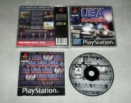 USA RACER PS1 PSX PLAYSTATION wyścigi uliczne po stanach 3xANG jak NOWA